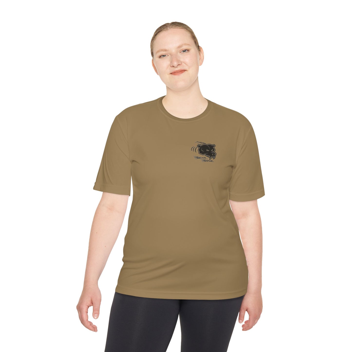 Bear Bonz Moisture Wicking Tee, Sports Shirt, Workout Apparel, Summer Essential