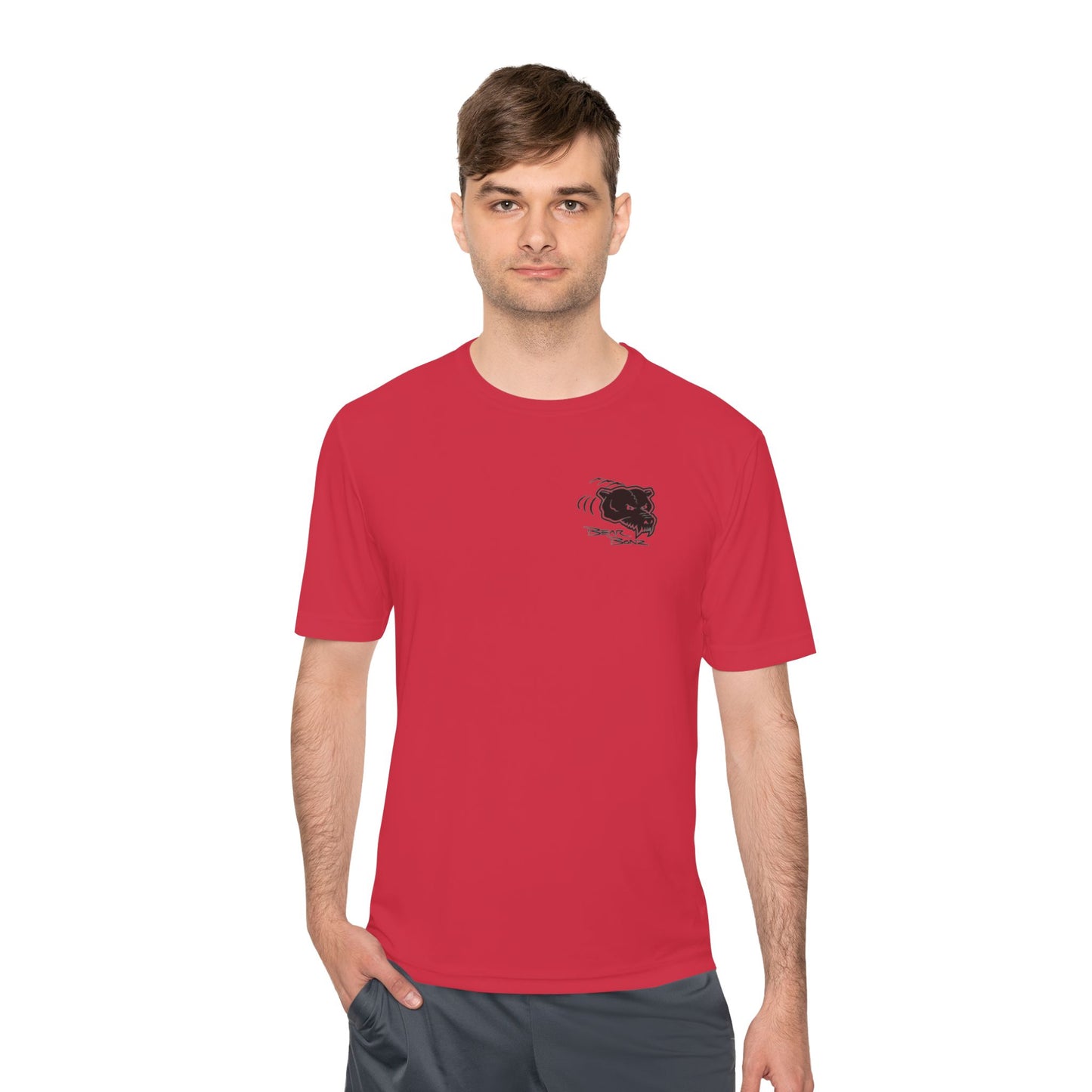 Bear Bonz Moisture Wicking Tee, Sports Shirt, Workout Apparel, Summer Essential