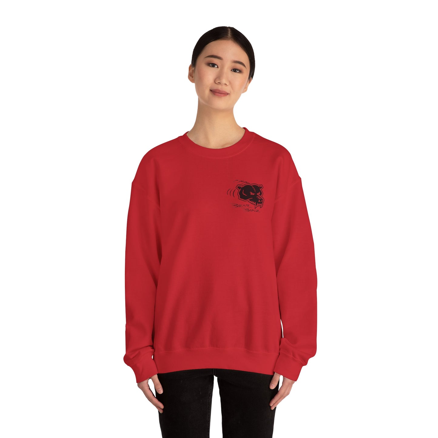 Bear Bonz TM Beast Mode Crewneck Sweatshirt - Unisex, Cozy Sweatshirt