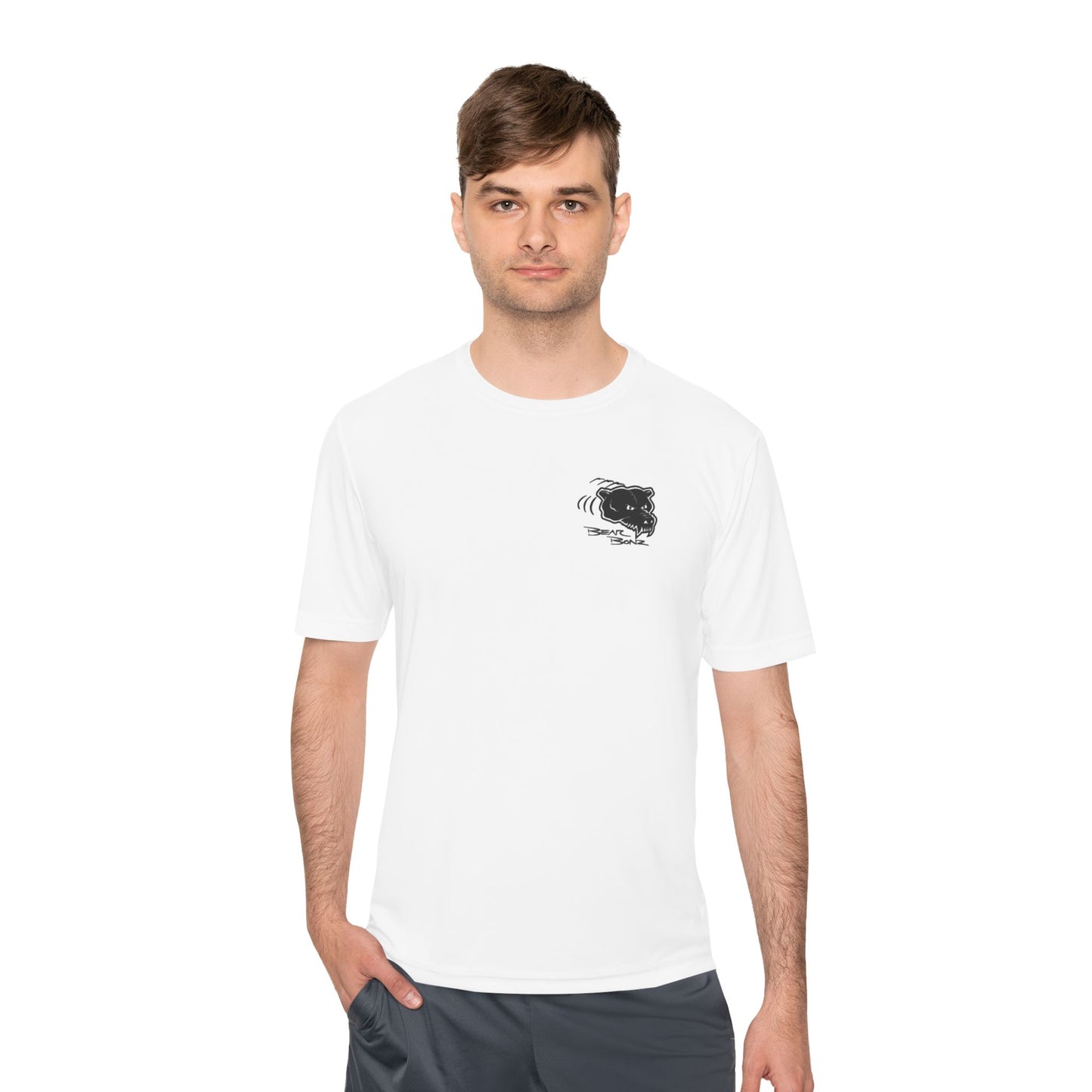 Bear Bonz Moisture Wicking Tee, Sports Shirt, Workout Apparel, Summer Essential