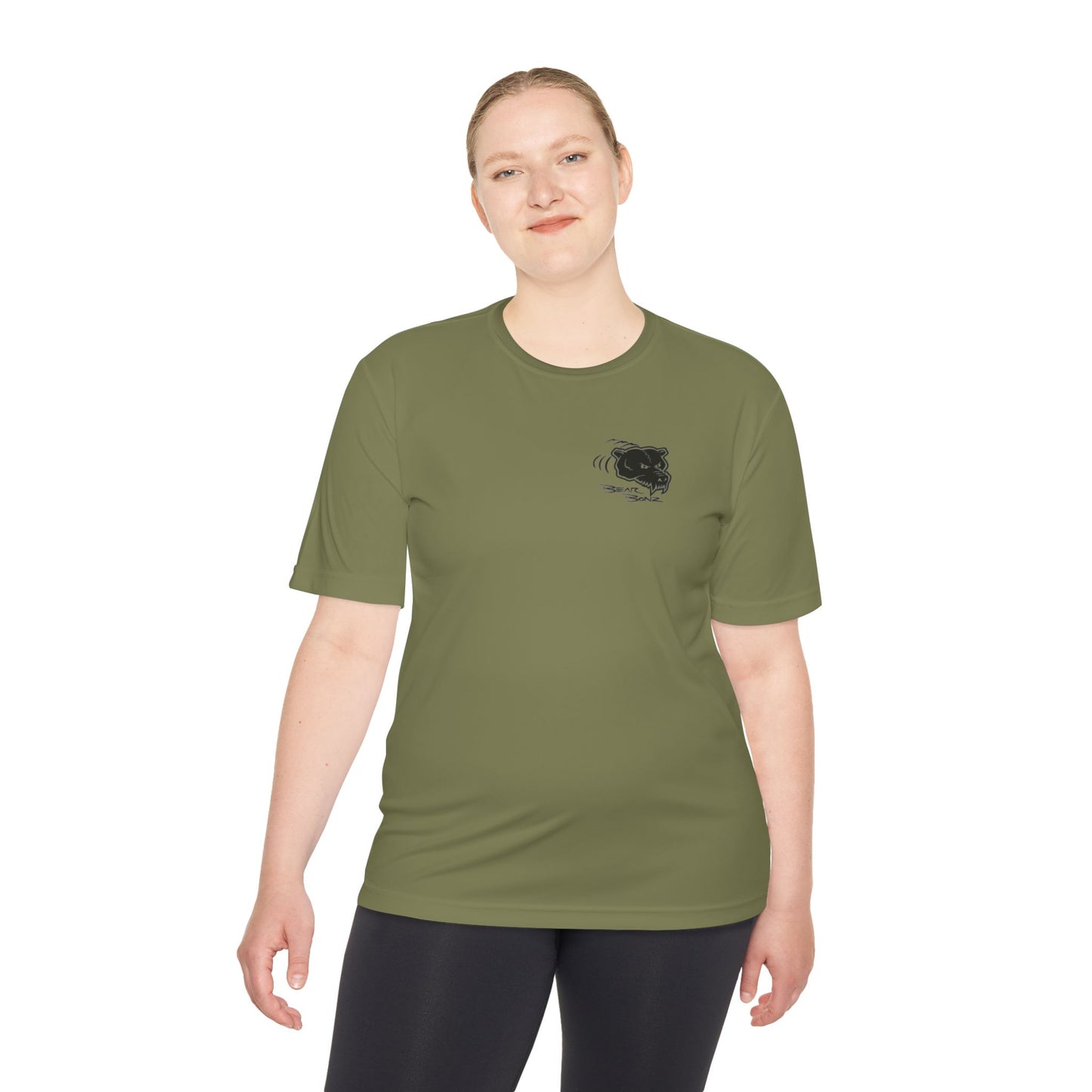Bear Bonz Moisture Wicking Tee, Sports Shirt, Workout Apparel, Summer Essential