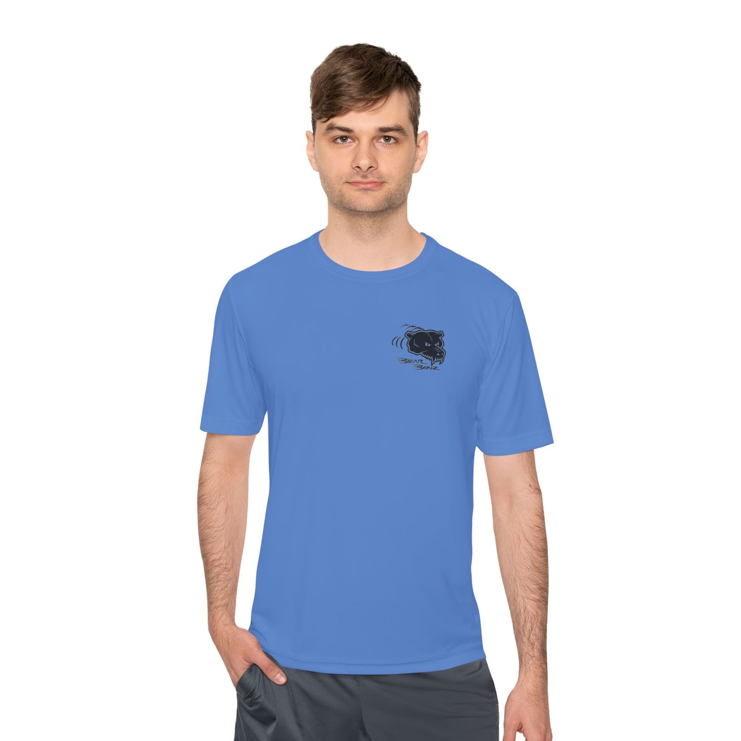 Bear Bonz Moisture Wicking Tee, Sports Shirt, Workout Apparel, Summer Essential