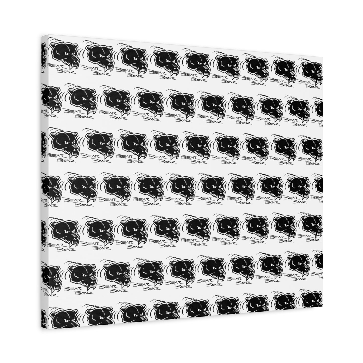 Bear Bonz Canvas Wall Art - Modern
