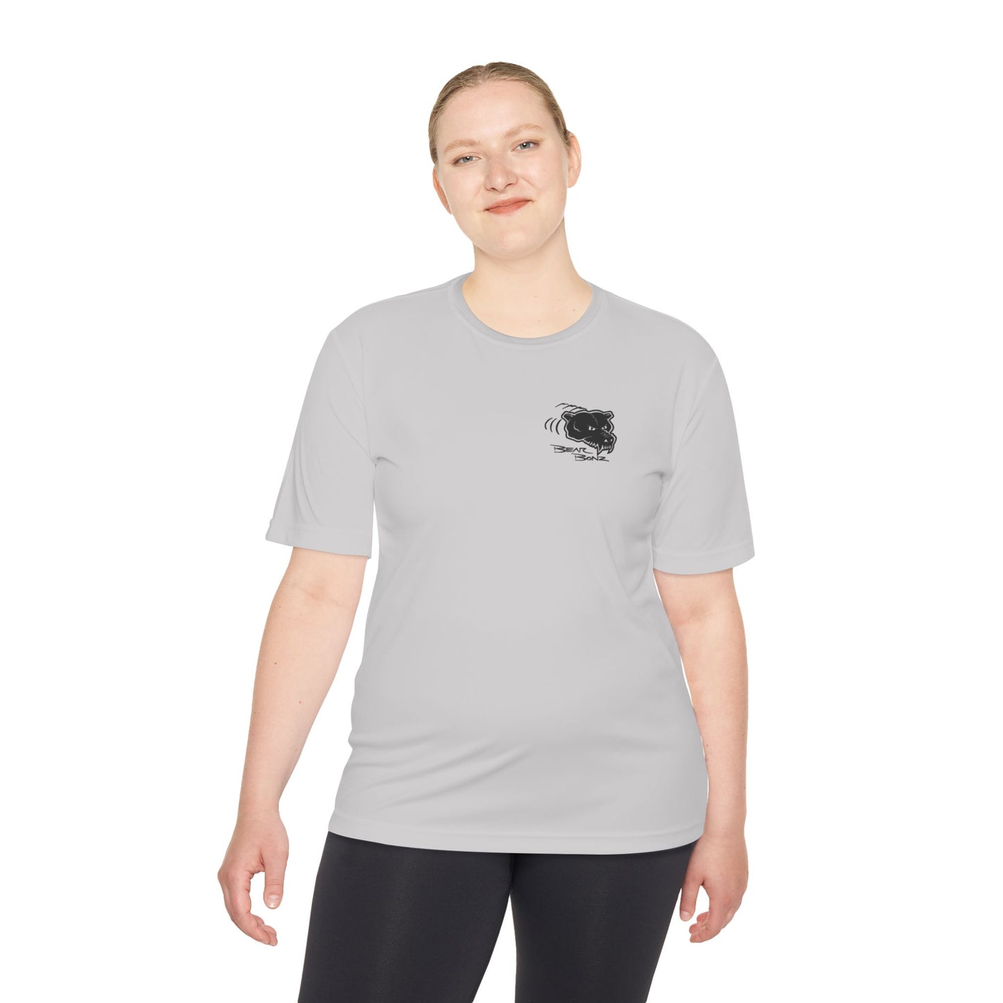 Bear Bonz Moisture Wicking Tee, Sports Shirt, Workout Apparel, Summer Essential