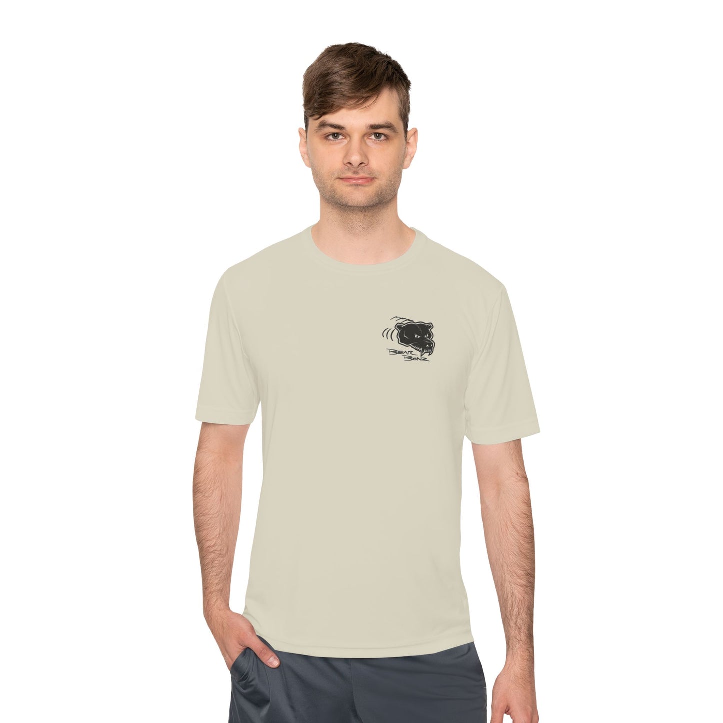 Bear Bonz Moisture Wicking Tee, Sports Shirt, Workout Apparel, Summer Essential