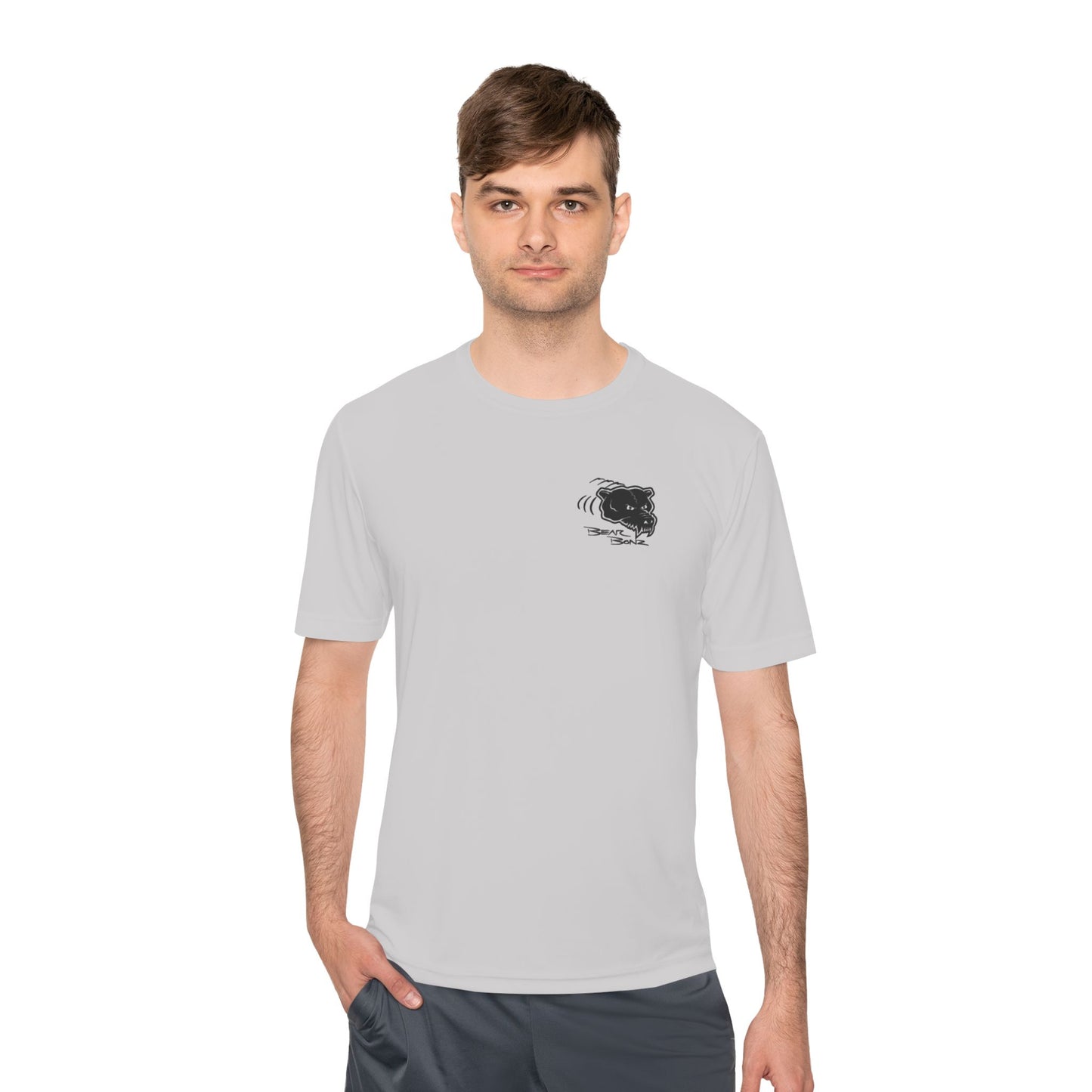 Bear Bonz Moisture Wicking Tee, Sports Shirt, Workout Apparel, Summer Essential