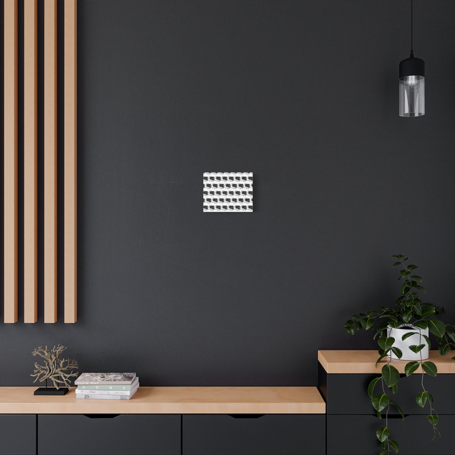 Bear Bonz Canvas Wall Art - Modern