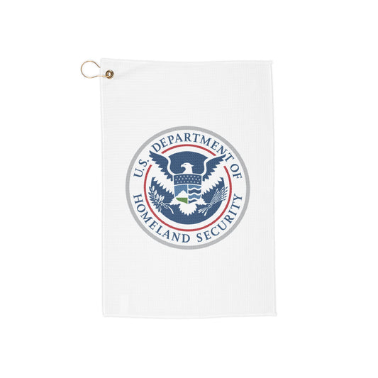 Custom Golf Towel with Department of Homeland Security Logo