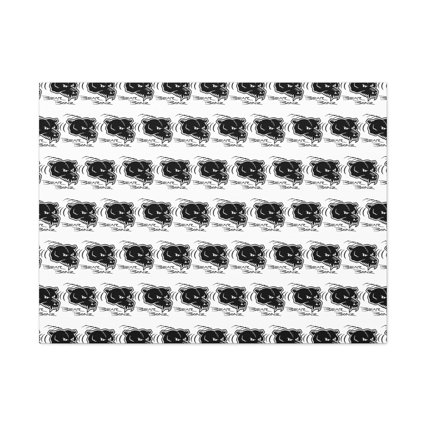 Bear Bonz Canvas Wall Art - Modern