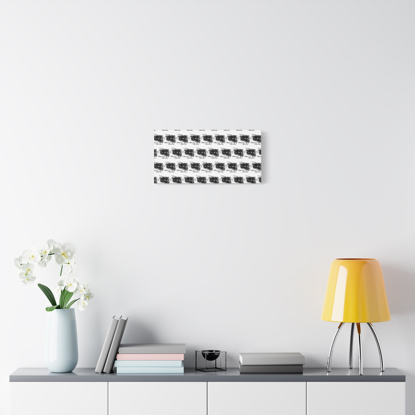 Bear Bonz Canvas Wall Art - Modern