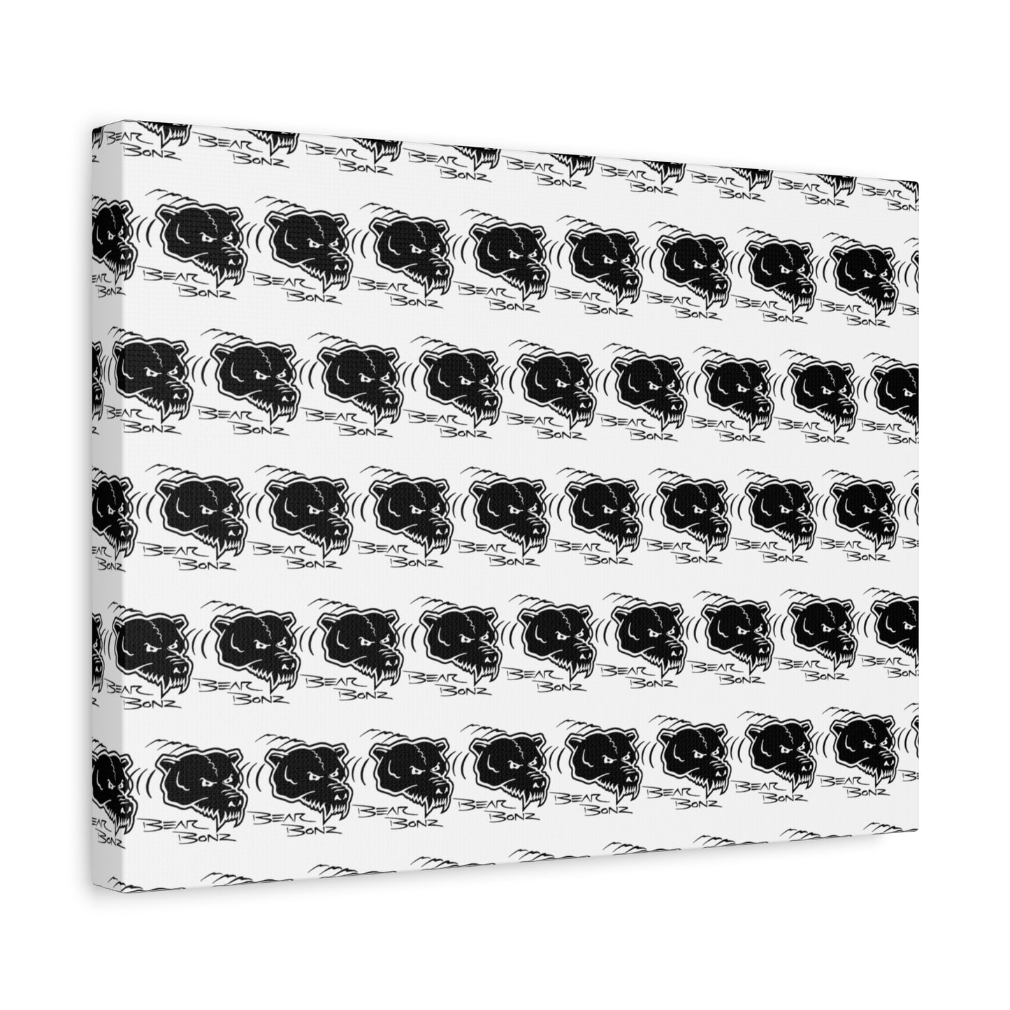 Bear Bonz Canvas Wall Art - Modern