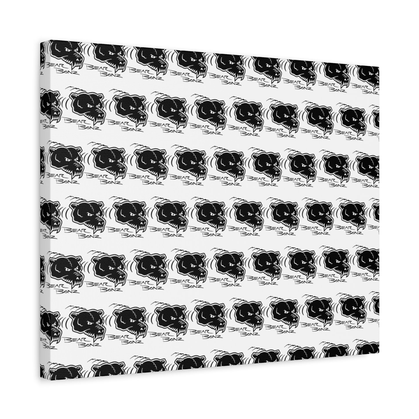 Bear Bonz Canvas Wall Art - Modern