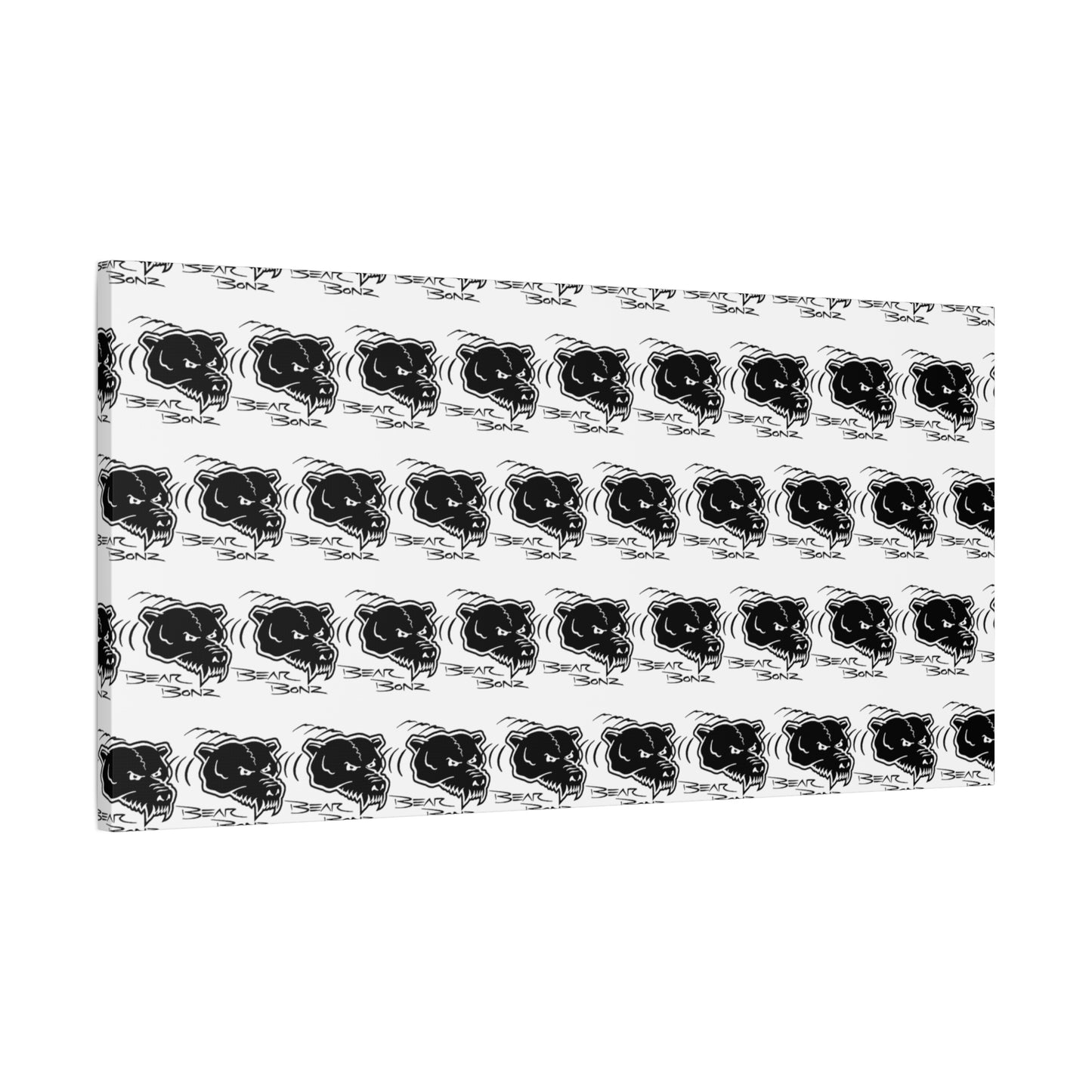 Bear Bonz Canvas Wall Art - Modern