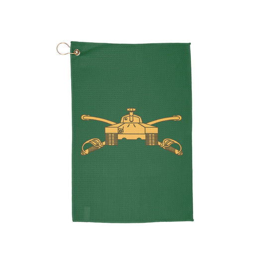 US Army Armored Cavalry Golf Towel