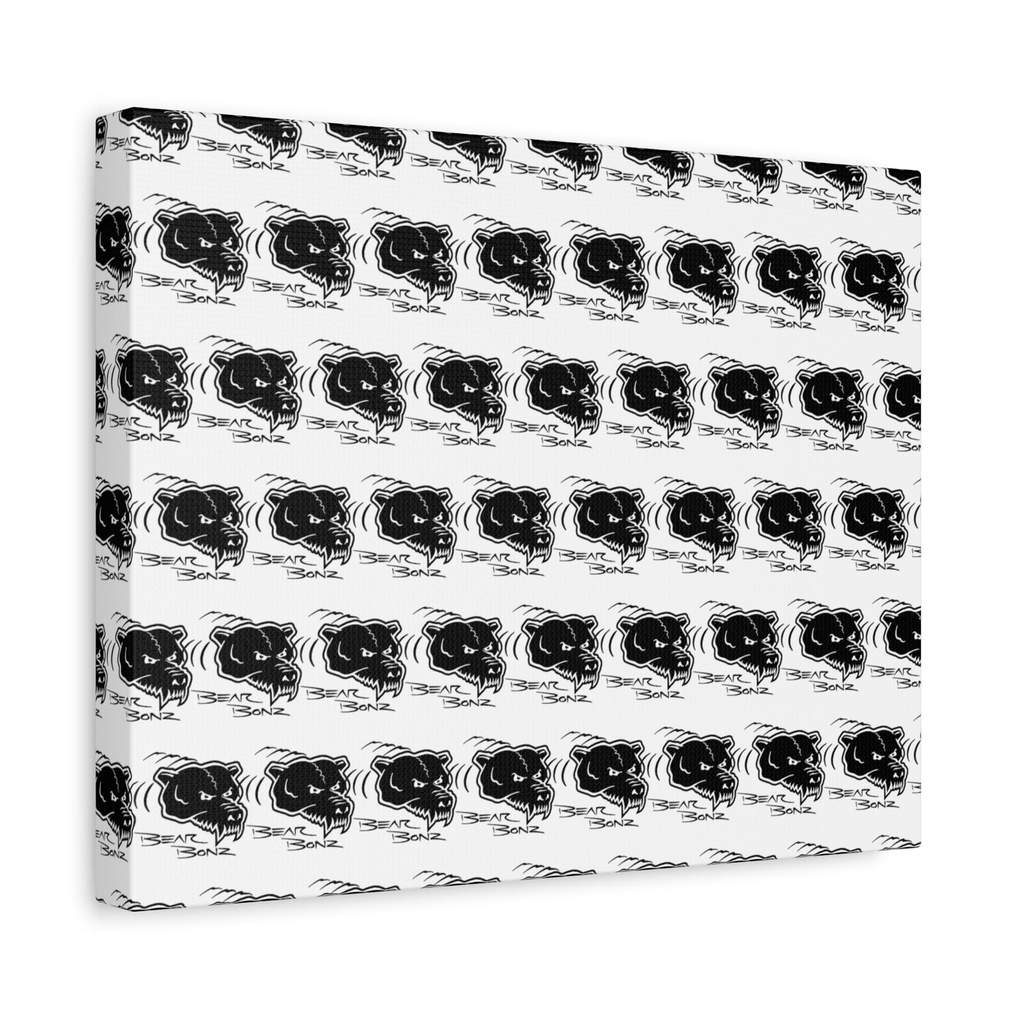 Bear Bonz Canvas Wall Art - Modern
