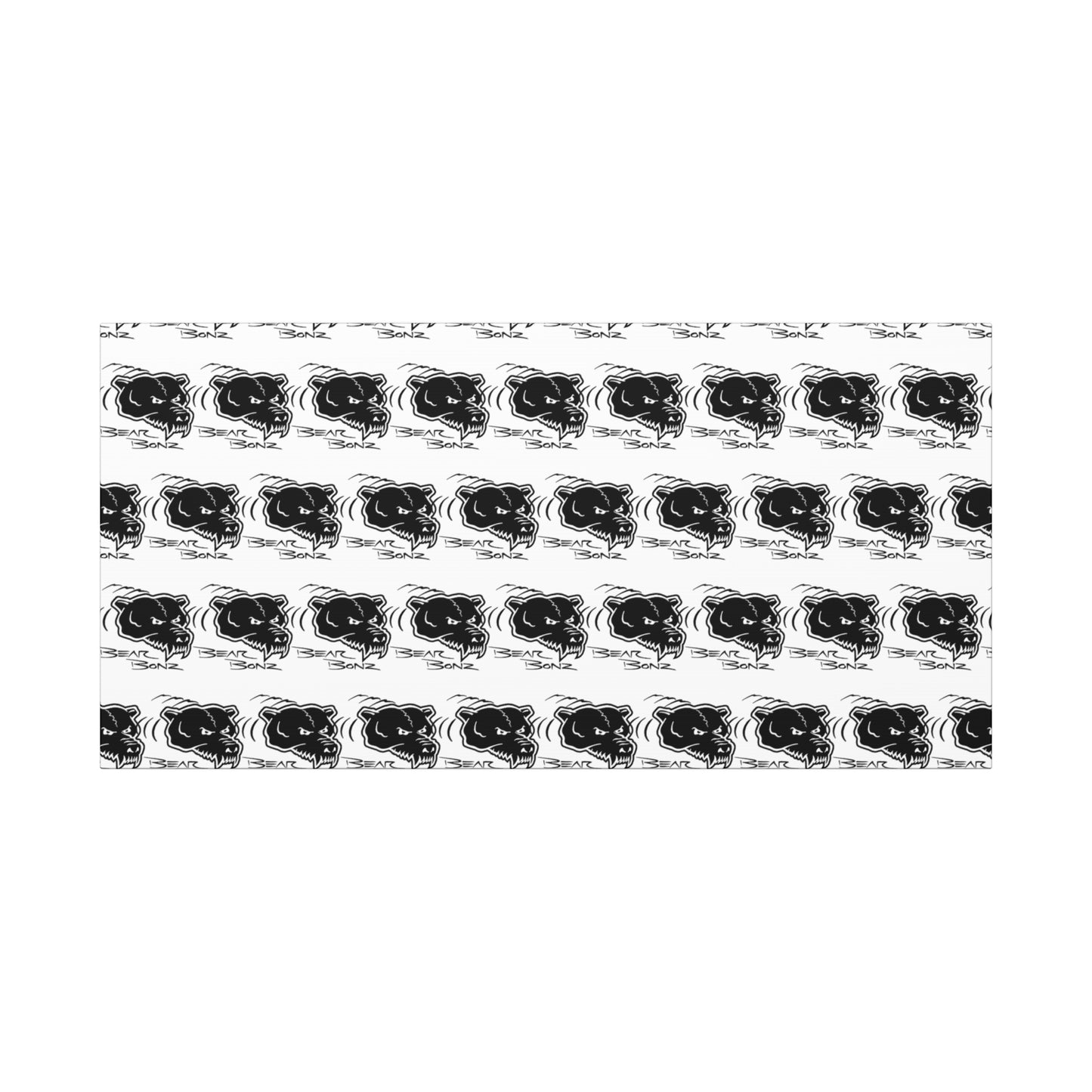 Bear Bonz Canvas Wall Art - Modern