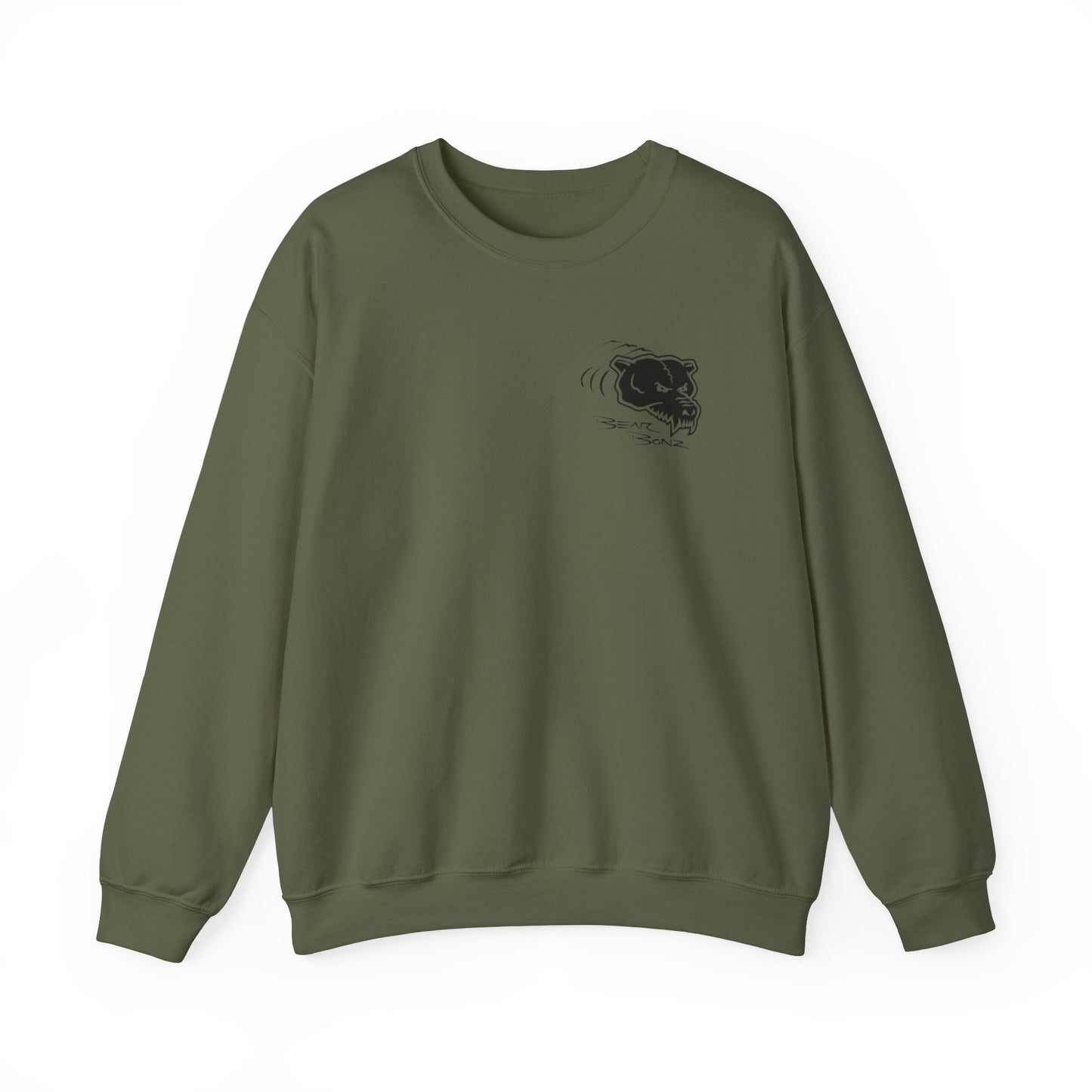 Bear Bonz TM Beast Mode Crewneck Sweatshirt - Unisex, Cozy Sweatshirt