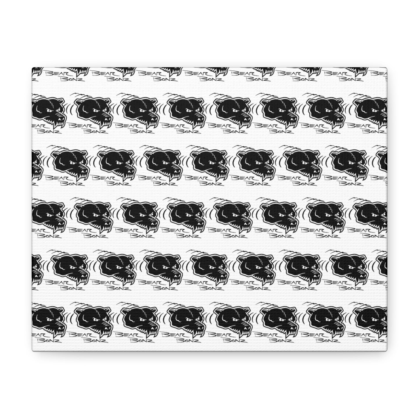 Bear Bonz Canvas Wall Art - Modern