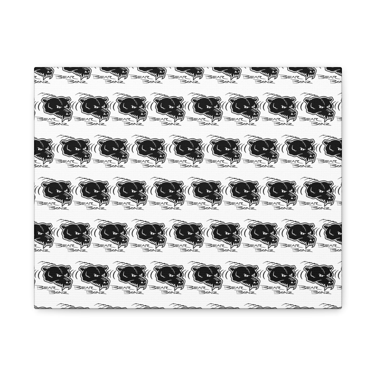 Bear Bonz Canvas Wall Art - Modern