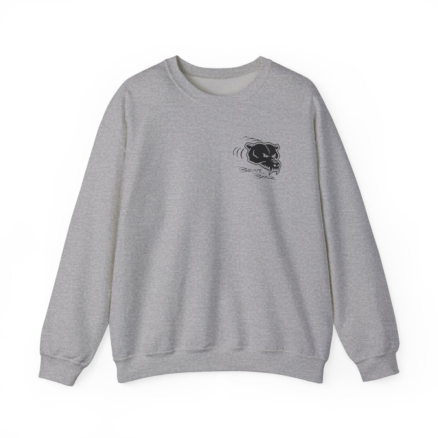 Bear Bonz TM Beast Mode Crewneck Sweatshirt - Unisex, Cozy Sweatshirt