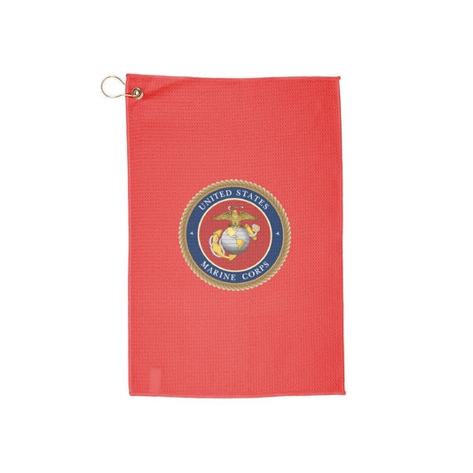Custom USMC Golf Towel