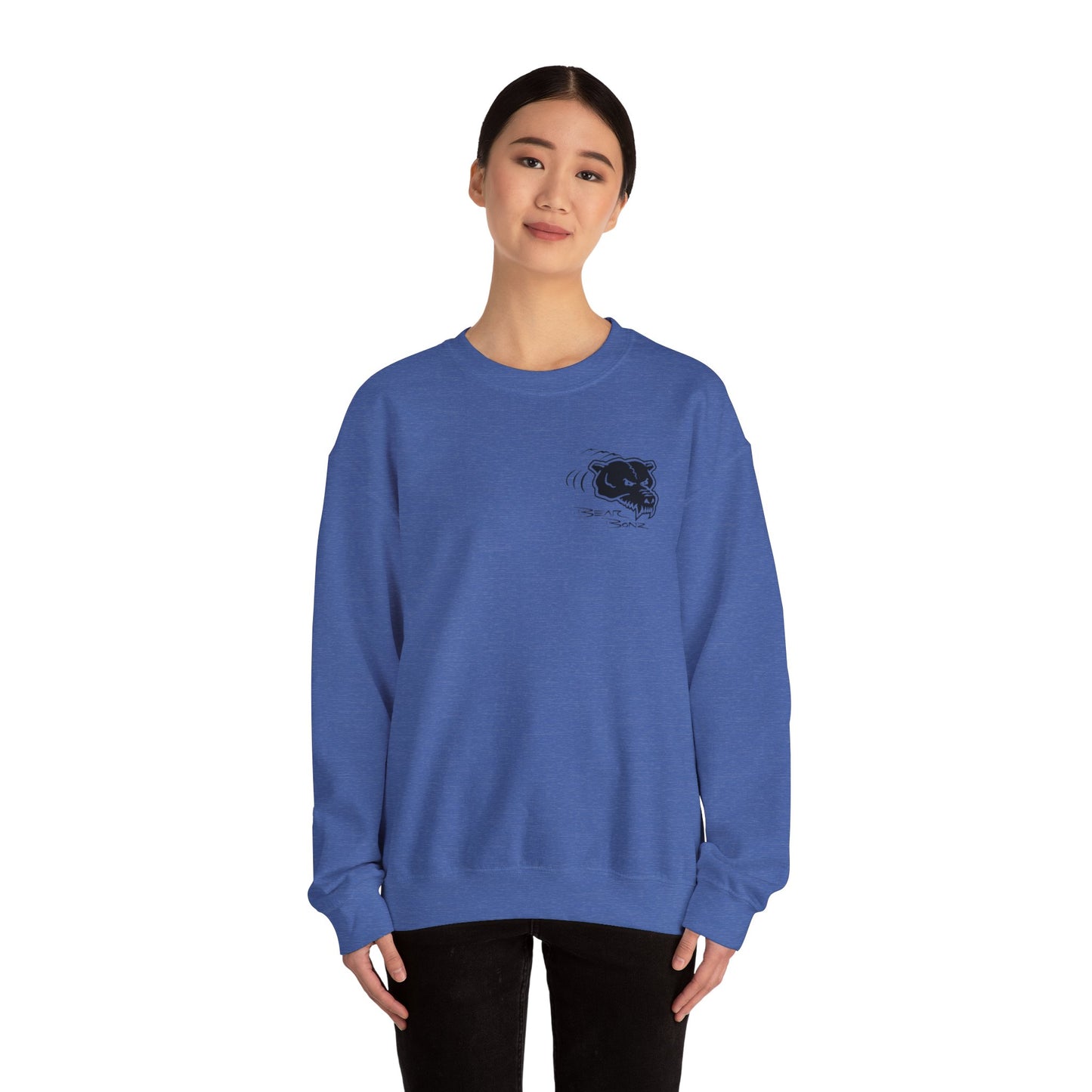 Bear Bonz TM Beast Mode Crewneck Sweatshirt - Unisex, Cozy Sweatshirt