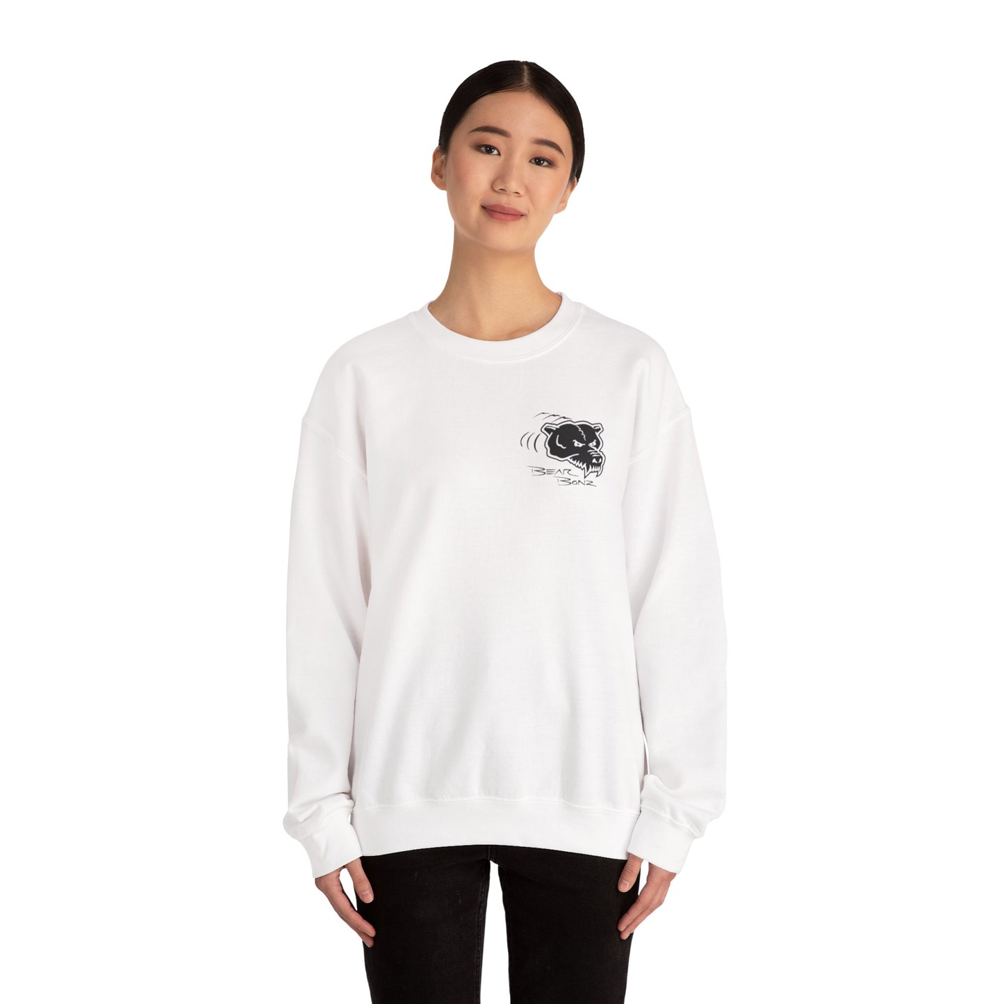 Bear Bonz TM Beast Mode Crewneck Sweatshirt - Unisex, Cozy Sweatshirt