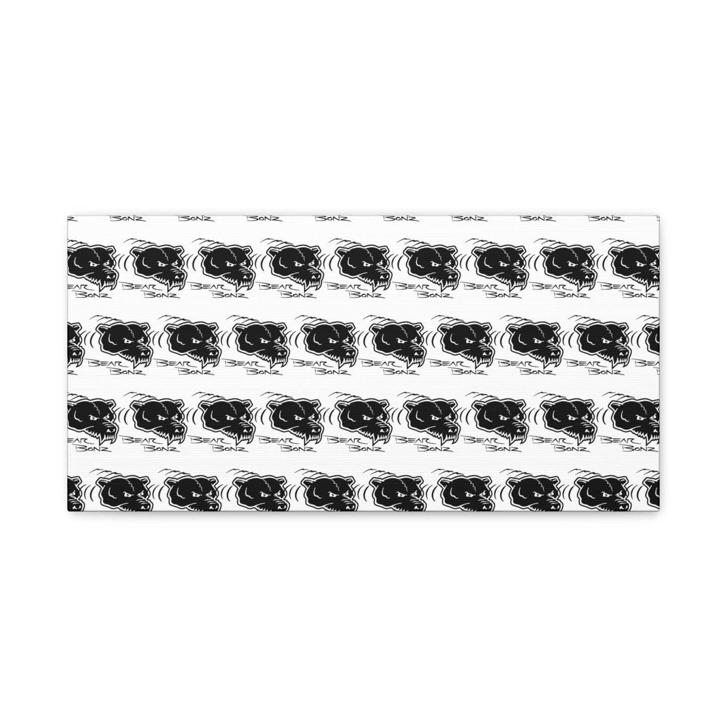 Bear Bonz Canvas Wall Art - Modern
