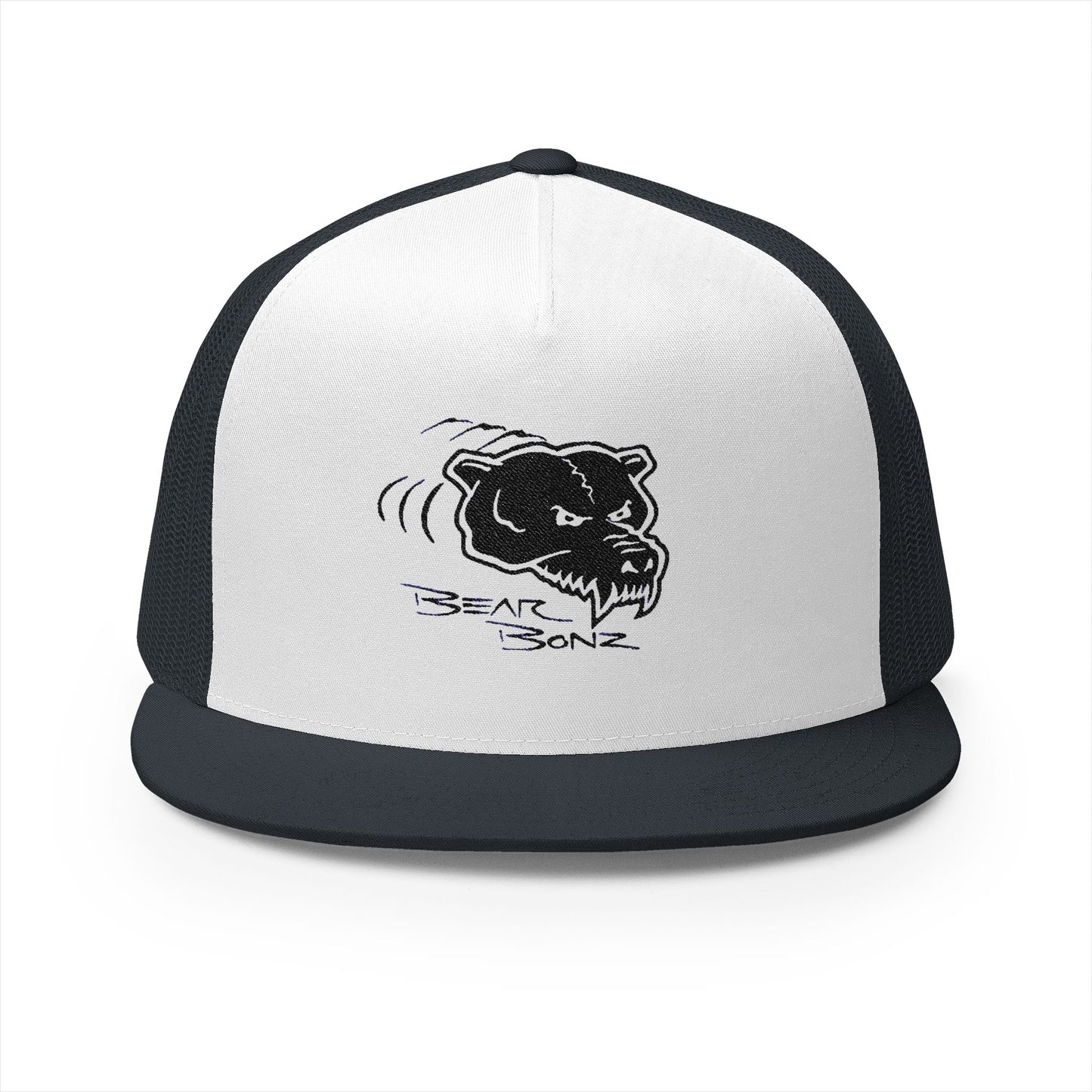 Bear Bonz Embroidered 5 Panel Trucker Cap