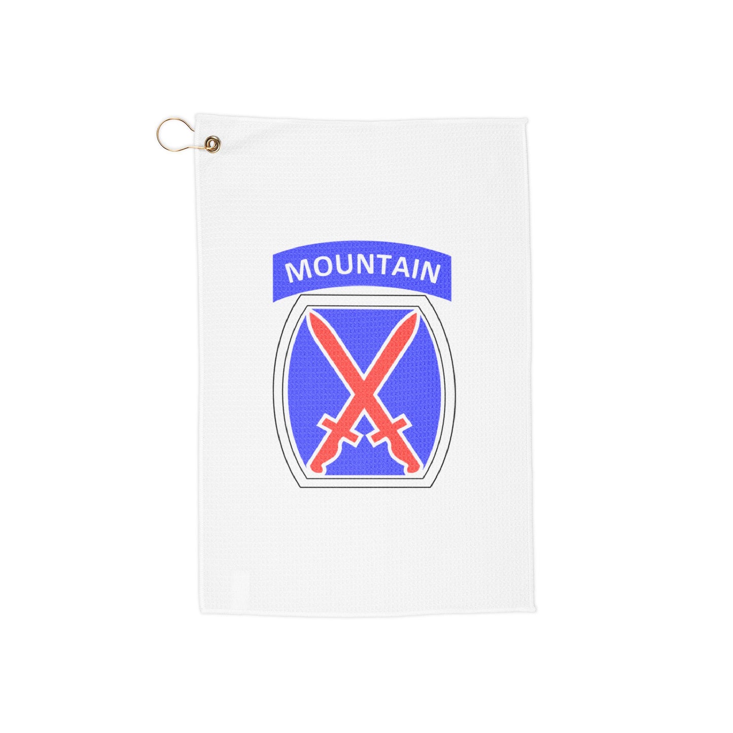 10th Mountain Division Golf Towel