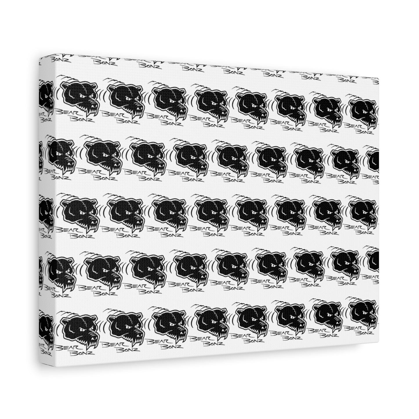 Bear Bonz Canvas Wall Art - Modern