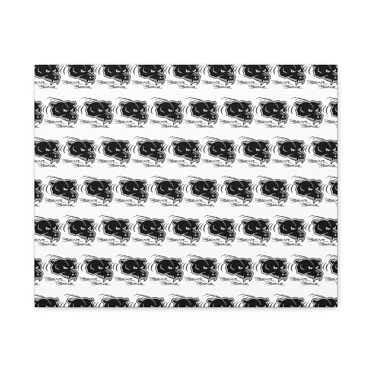 Bear Bonz Canvas Wall Art - Modern