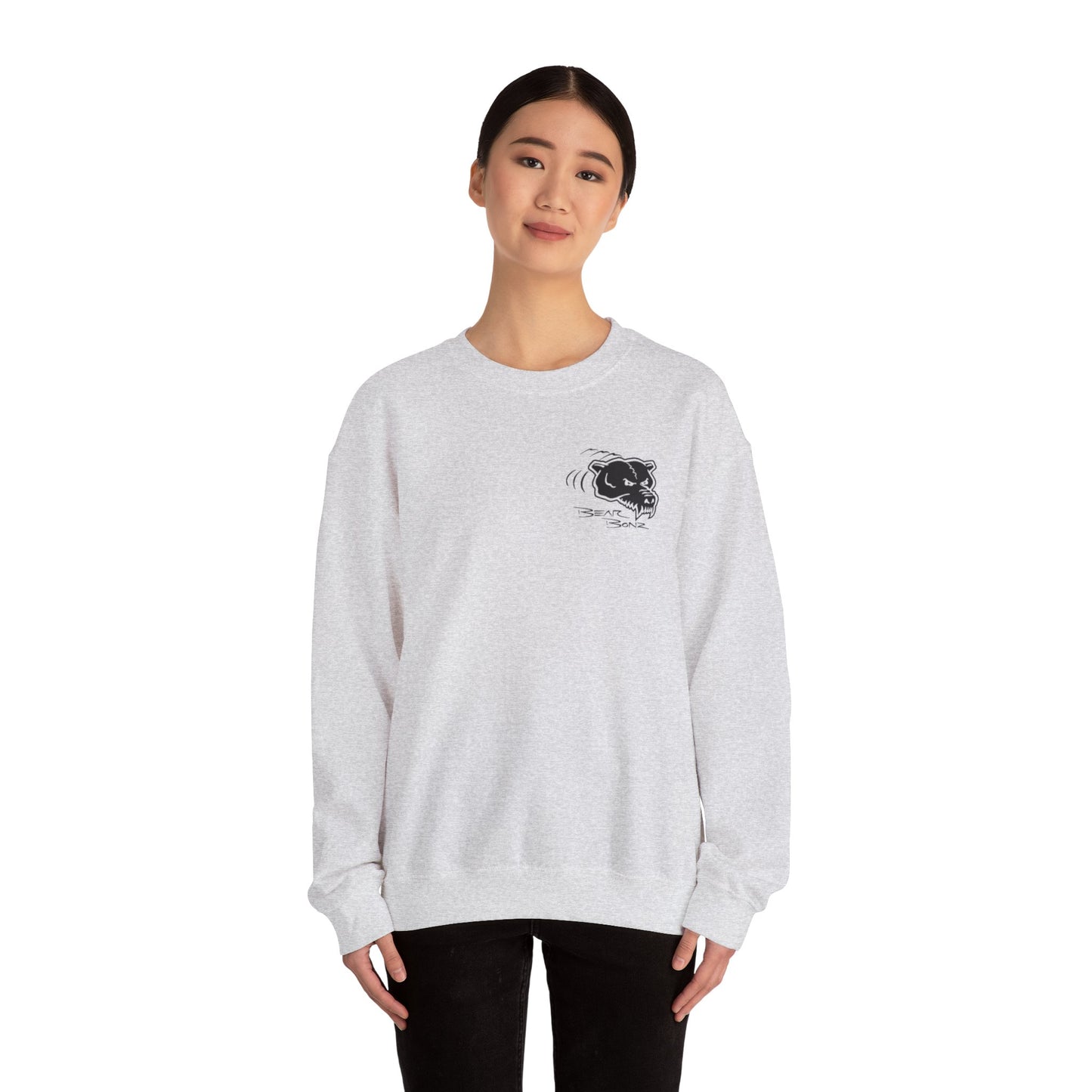 Bear Bonz TM Beast Mode Crewneck Sweatshirt - Unisex, Cozy Sweatshirt