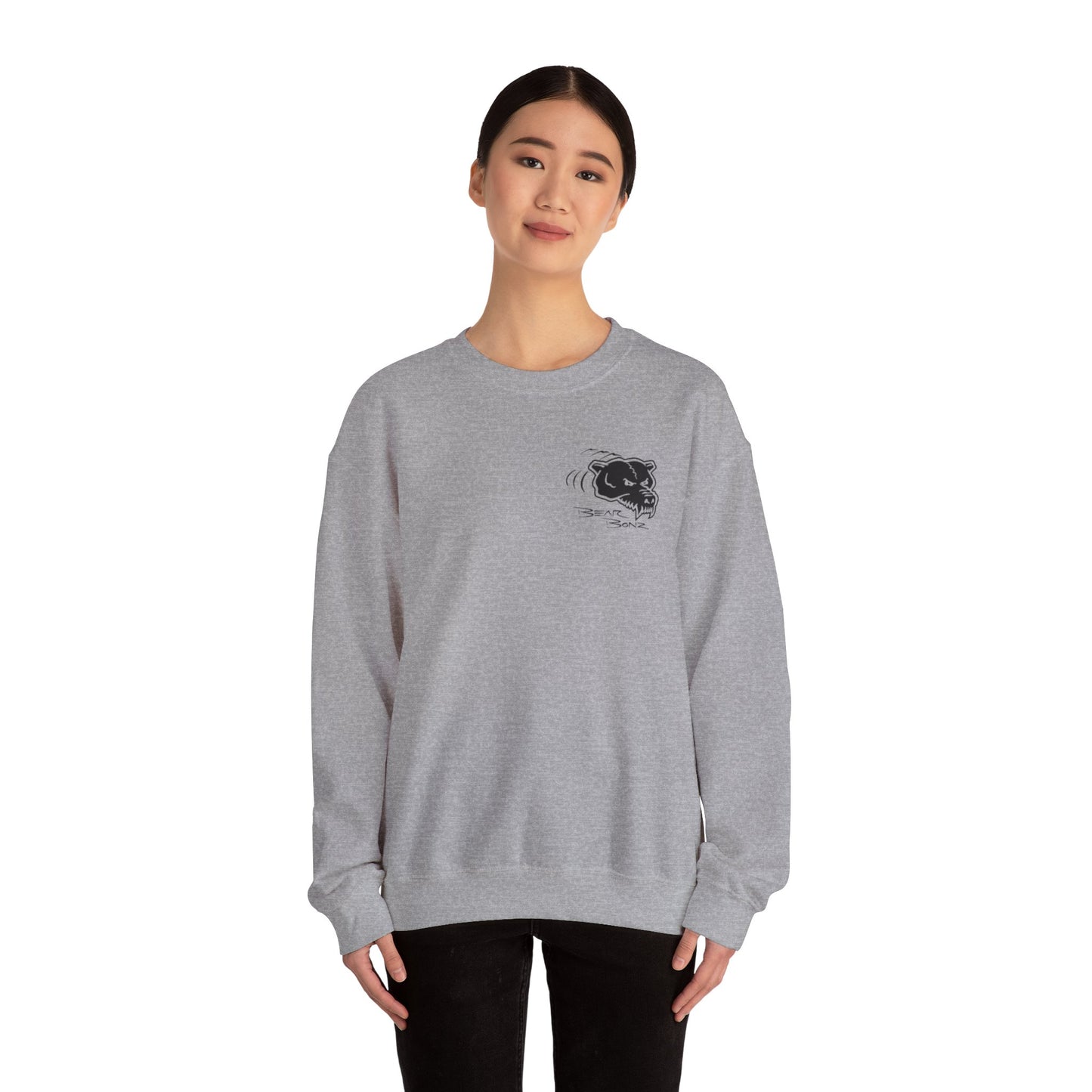 Bear Bonz TM Beast Mode Crewneck Sweatshirt - Unisex, Cozy Sweatshirt