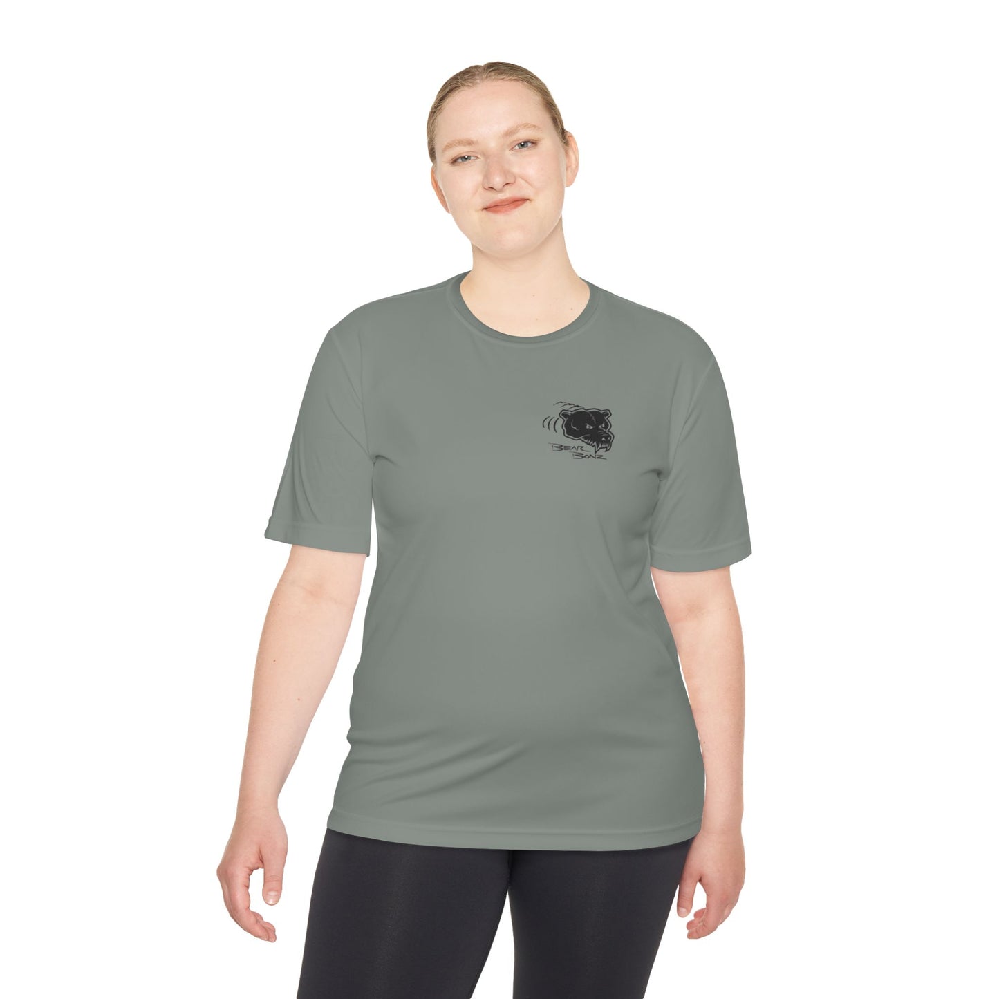 Bear Bonz Moisture Wicking Tee, Sports Shirt, Workout Apparel, Summer Essential