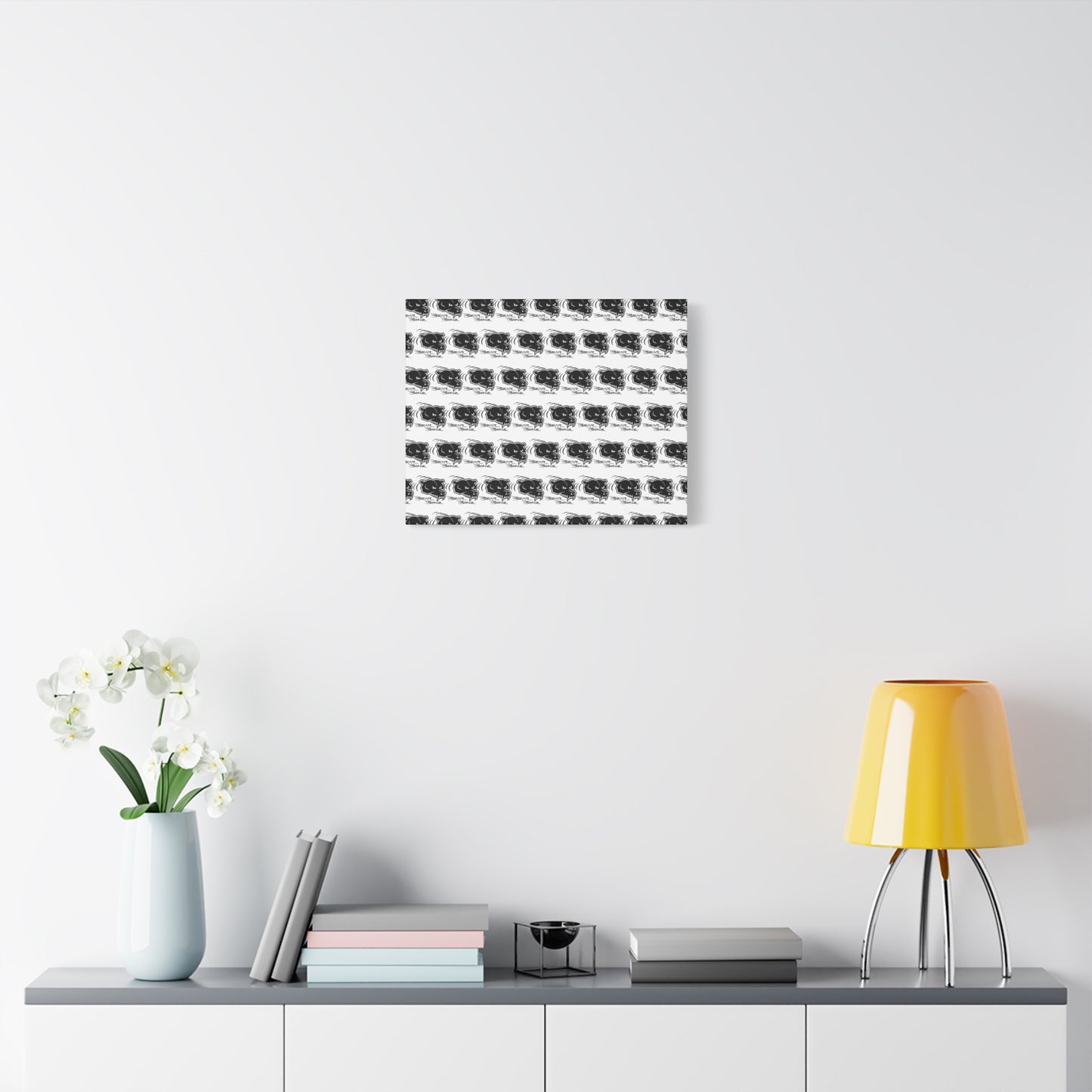 Bear Bonz Canvas Wall Art - Modern
